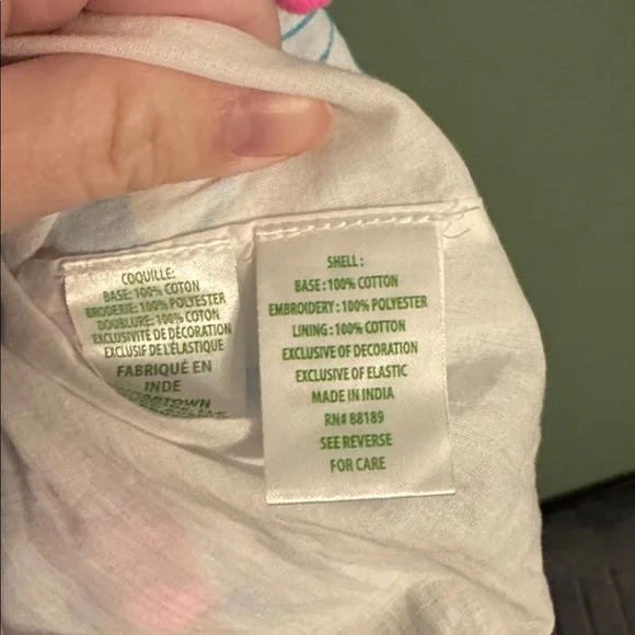 Lilly Pulitzer Addilyn one-shoulder eyelet mini dress EUC Medium - Picture 7 of 10